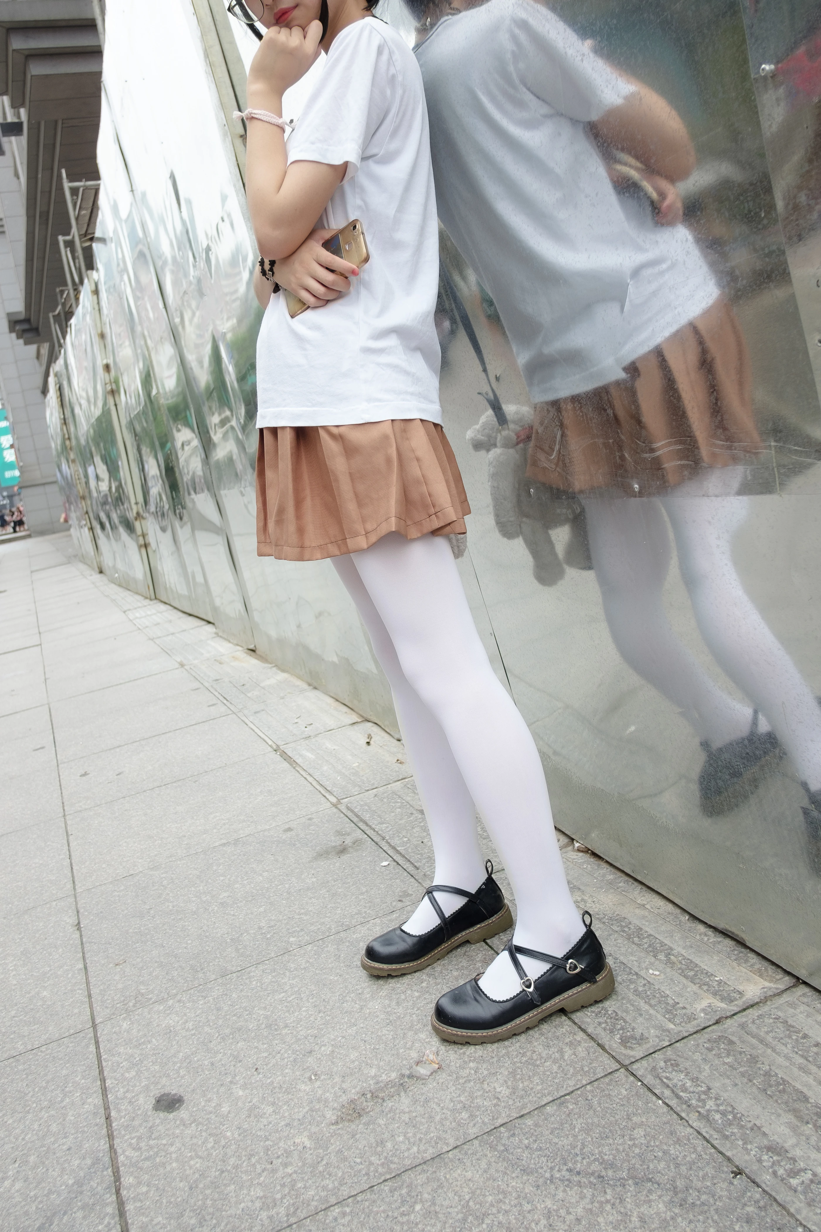 森萝财团 [BETA-004] 高中女生JK白丝外拍 [113P]插图4